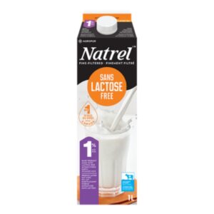 Lait 1% sans lactose natrel