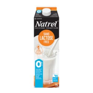 Lait écrémé sans lactose natrel