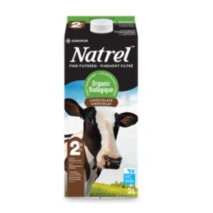 Lait au chocolat Natrel biologique