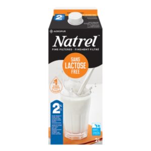 Lait 2% sans lactose natrel